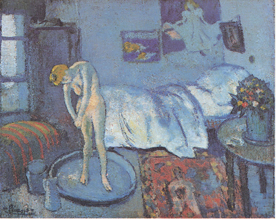 La habitación azul de Pablo Picasso