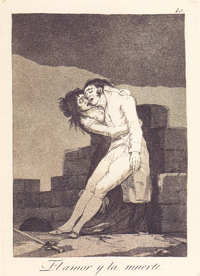 el amor y la muerte • Francisco de Goya