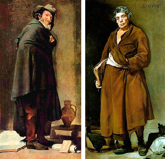 Menipo y Esopo de Velázquez