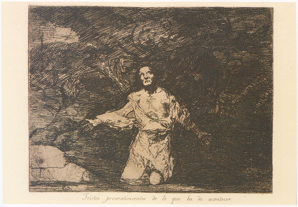 Tristes pensamientos • Francisco de Goya